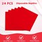 49Pcs Red Birthday Party Decorations Red Party Supplies Set Include Plates Napkins and Tablecloth, Red Dessert Plates,Disposable Cake Plates Red Tableware for Birthday Wedding Graduation Party